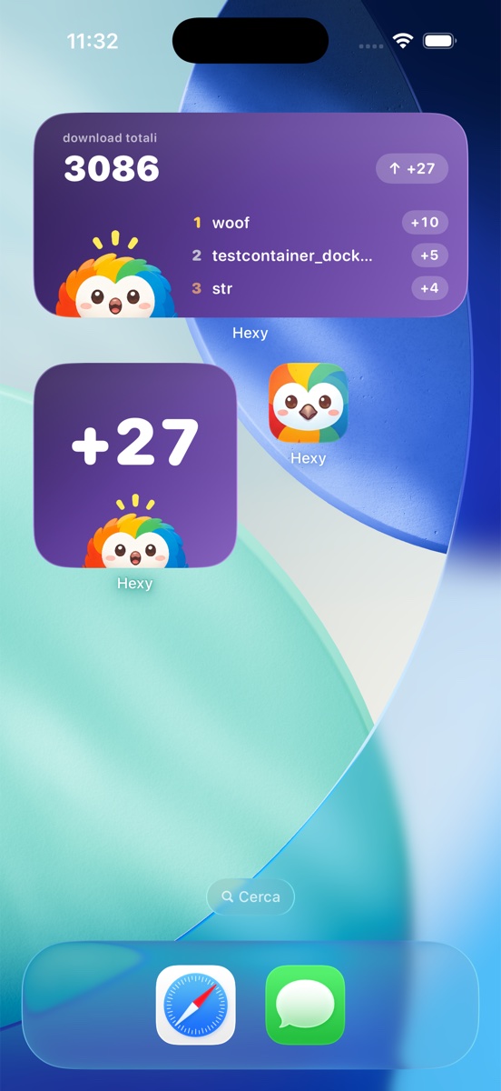 Hexy on iOS